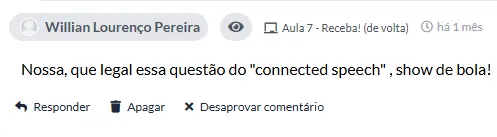 Depoimento de Willian L. sobre os cursos de Leandro Craig